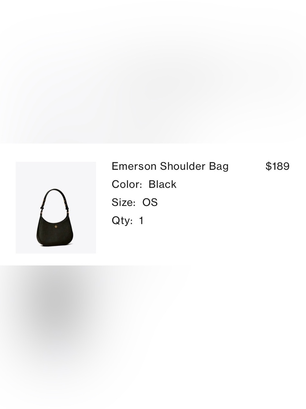 Tory Burch Emerson Shoulder Bag - Black